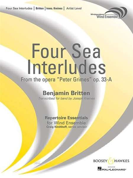 Benjamin Britten: Four Sea Interludes op. 33a, Noten