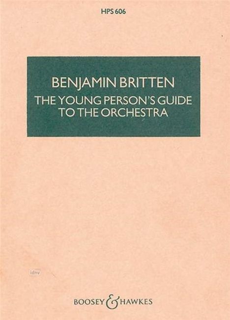 Benjamin Britten: The Young Person's Guide to the Orchestra op. 34 (1946), Noten