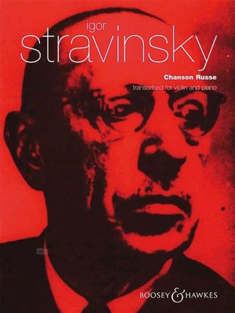 Igor Strawinsky: Chanson Russe (1937), Noten