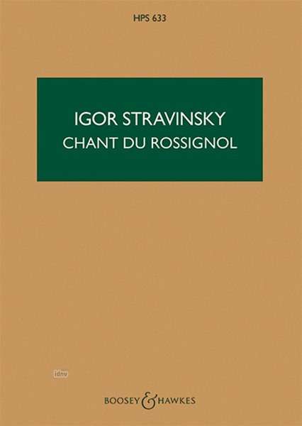 Igor Strawinsky: Le Chant du Rossignol, Noten