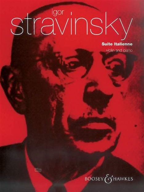 Igor Strawinsky: Suite Italienne, Noten