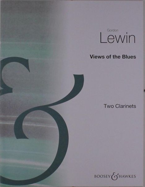 Gordon Lewin: Views Of The Blues, Noten