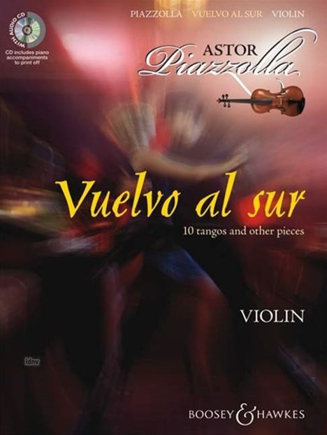 Vuelvo al sur, Violine und Klavier, m. Audio-CD, Noten