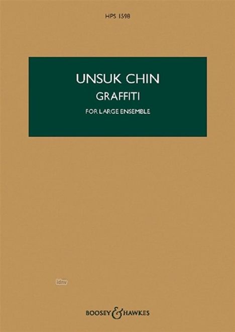 Unsuk Chin: Graffiti (2012 - 2013), Noten