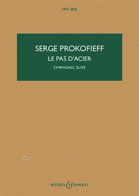 Sergej Prokofjew: Le Pas d'acier op. 41a, Noten