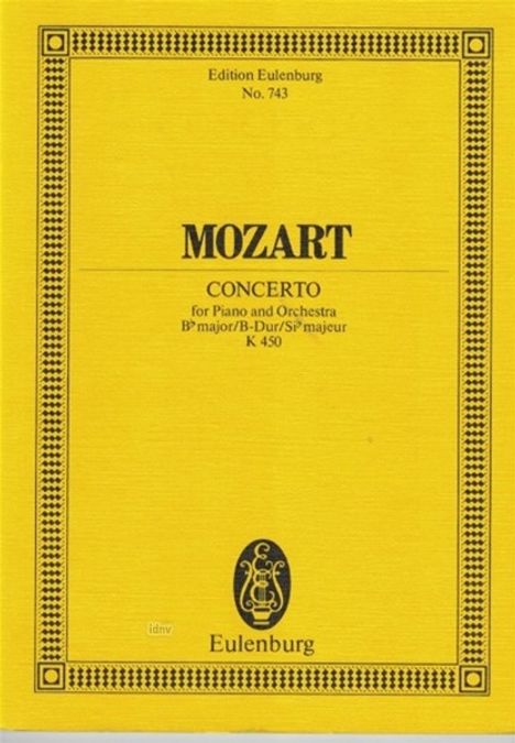 Wolfgang Amadeus Mozart: Mozart,W.A.         :Konzert Nr.15 B...450 /ST /BR, Noten