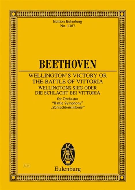 Ludwig van Beethoven: Wellingtons Sieg oder die Schlacht bei Vittoria op. 91, Noten