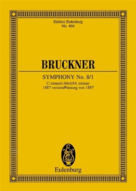 Anton Bruckner: Sinfonie Nr. 8/1 c-Moll, Noten