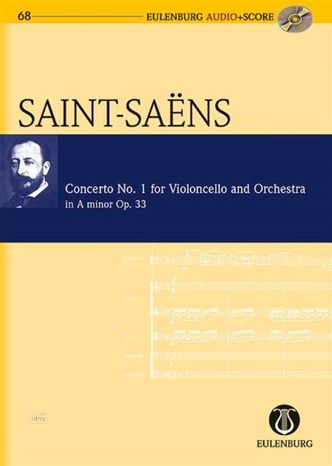 Camille Saint-Saens: Konzert für Violoncello und Orchester Nr. 1  a-Moll op. 33 (1872), Noten
