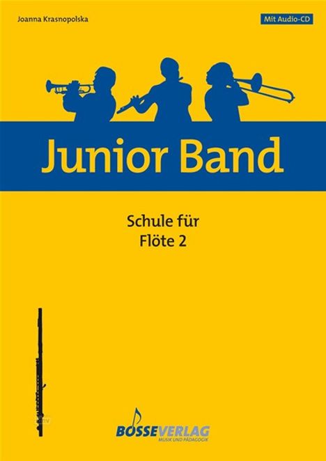 Joanna Krasnopolska: Schule für Flöte, m. Audio-CD. Bd.2, Noten