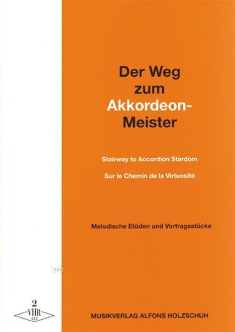 Alfons Holzschuh: Der Weg zum Akkordeonmeister 2, Noten