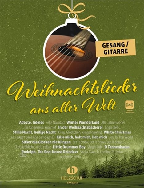 Uwe Sieblitz: Weihnachtslieder aus aller Welt - Gesang/Gitarre, Noten