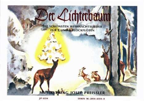Franz Biebl: Der Lichterbaum, Noten