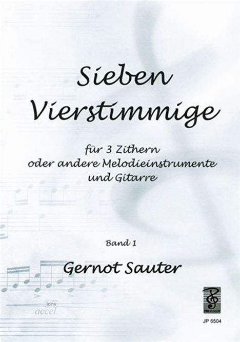 Gernot Sauter: Sieben Vierstimmige, Noten