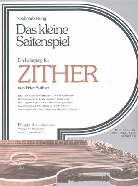 Peter Suitner: Das kleine Saitenspiel, Folge 3, Noten