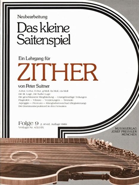 Peter Suitner: Das kleine Saitenspiel, Folge 9, Noten