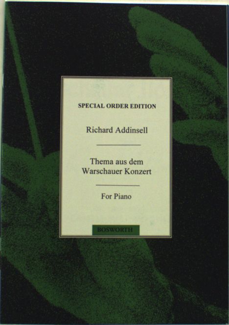 Richard Addinsell: Thema Aus Dem Warschauer Konzert, Noten