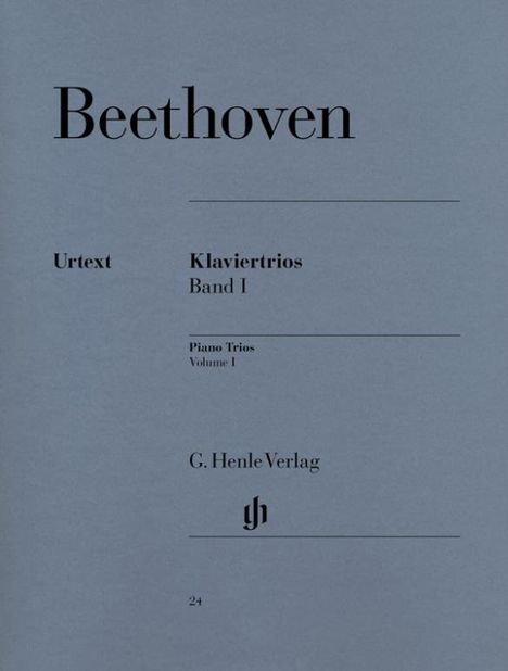 Klaviertrios 1, Noten