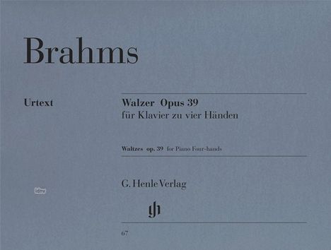 Brahms, Johannes - Walzer op. 39, Noten