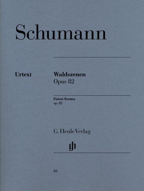Schumann, Robert - Waldszenen op. 82, Noten