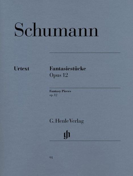 Robert Schumann: Fantasiestücke op. 12 (mit Anhang: WoO 28), Noten