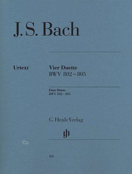 Vier Duette BWV 802-805, Klavier, Noten
