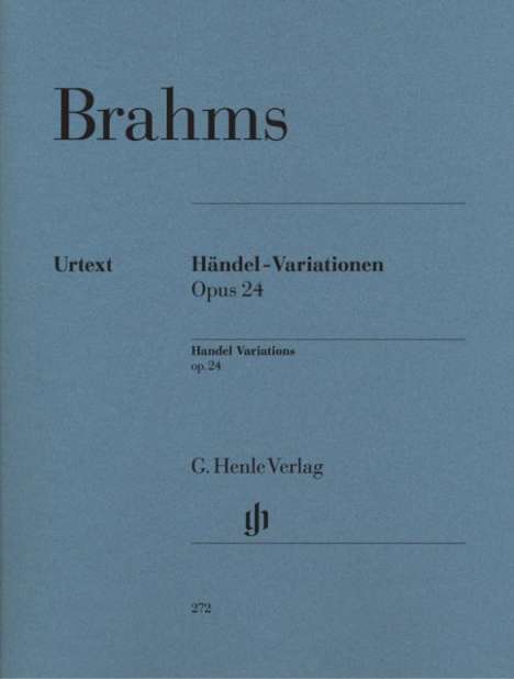 Brahms, Johannes - Händel-Variationen op. 24, Noten