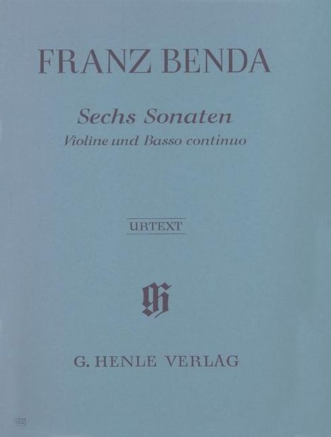 Benda, F: 6 Sonaten, Buch