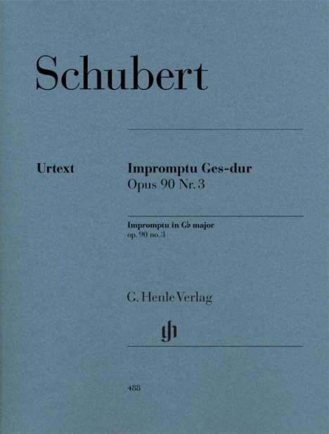 Schubert, Franz - Impromptu Ges-dur op. 90 Nr. 3 D 899, Noten