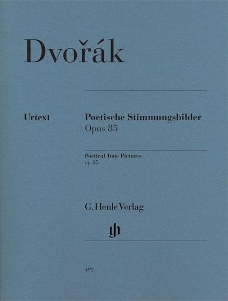Antonin Dvorak: Poetische Stimmungsbilder op.85, Klavier, Noten