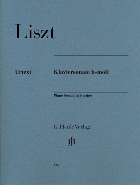 Franz Liszt (1811-1886): Liszt, Franz - Klaviersonate h-moll, Buch