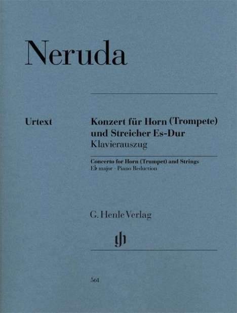 Johann Baptist Georg (Jiri) Neruda: Konzert für Horn (Trompete) und Streicher Es-dur, Noten