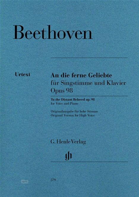 Ludwig van Beethoven: „An die ferne Geliebte“ op. 98, Noten