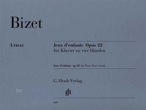 Bizet, G: Jeux d'enfants op. 22 für Klavier zu vier Händen, Noten