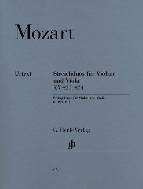 Mozart, W: Streichduos, Noten