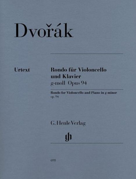 Dvorák, A: Rondo für Violoncello und Klavier g-moll op. 94, Noten