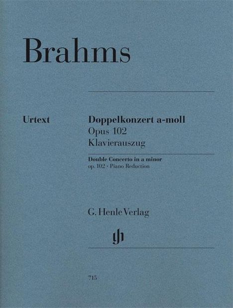 Brahms, J: Doppelkonzert a-moll Opus 102, Buch