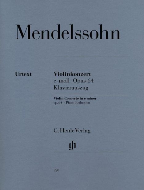 Violinkonzert e-moll op. 64, Noten