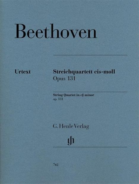 Streichquartett cis-Moll op.131, Noten