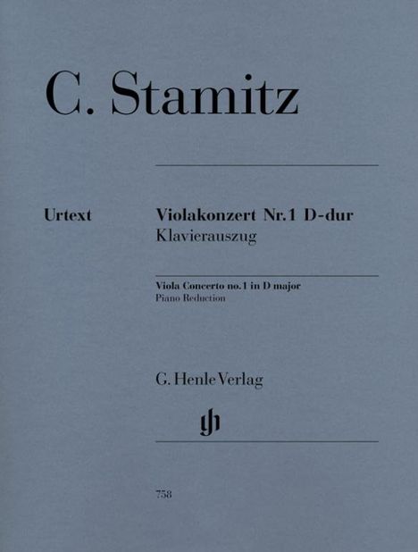 Carl Stamitz: Stamitz, Carl - Violakonzert Nr. 1 D-dur, Noten