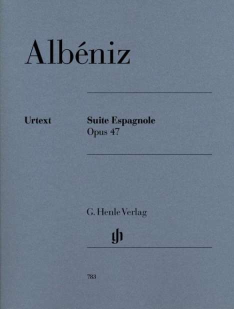 Albéniz, Isaac - Suite Espagnole op. 47, Noten