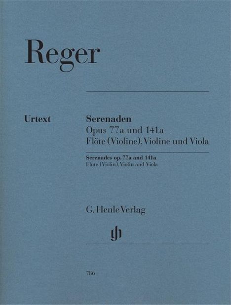 Reger, M: Serenaden für Flöte (Violine), Violine und Viola, Buch