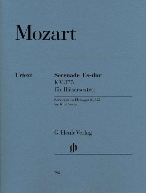 Mozart, W: Serenade Es-dur KV 375 (mit Stimmen für Hörner in, Noten