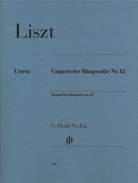 Liszt, Franz - Ungarische Rhapsodie Nr. 12, Noten