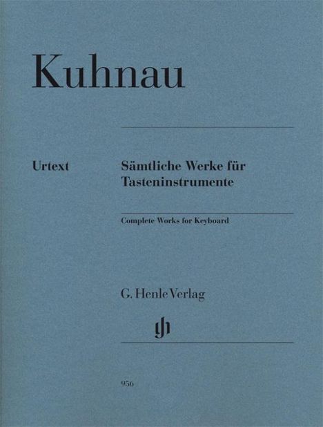 Johann Kuhnau: Kuhnau, Johann - Sämtliche Werke für Tasteninstrument, Noten