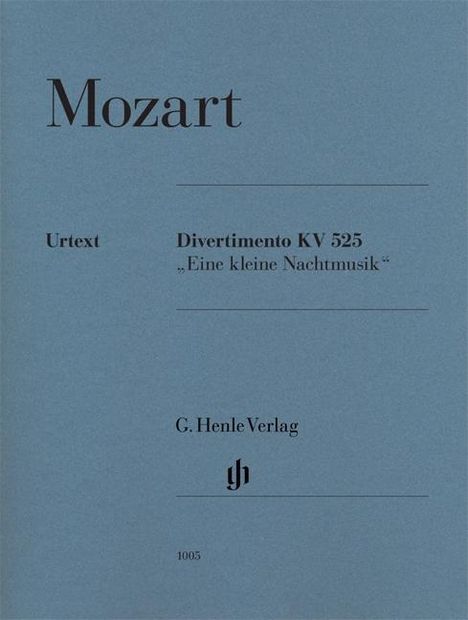 Eine kleine Nachtmusik (Divertimento), G-Dur KV 525, Stimmen, Noten