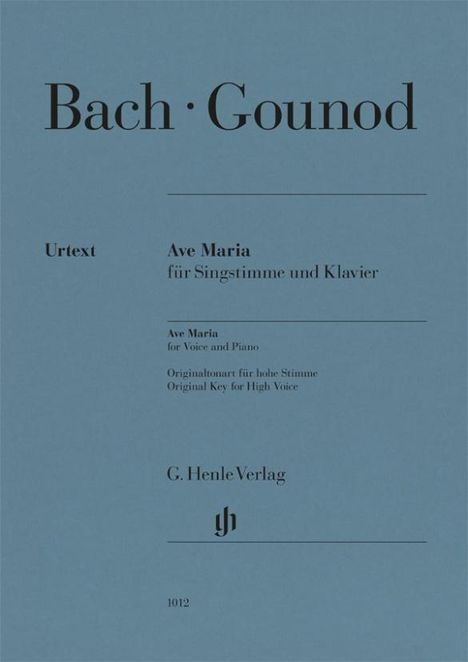 Charles Gounod - Ave Maria (Johann Sebastian Bach), Buch