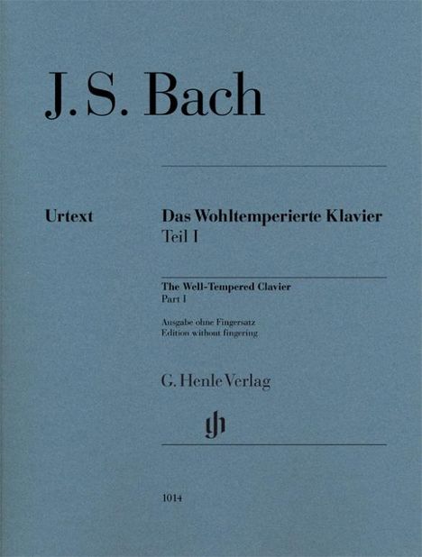 Das Wohltemperierte Klavier Teil I BWV 846-869, Noten