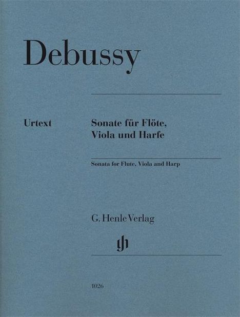 Claude Debussy: Debussy, C: Sonate für Flöte, Viola und Harfe, Buch