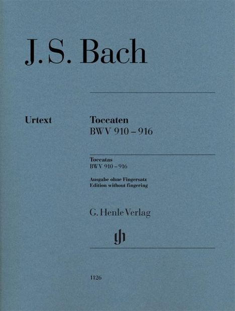 Toccaten BWV 910-916, Noten